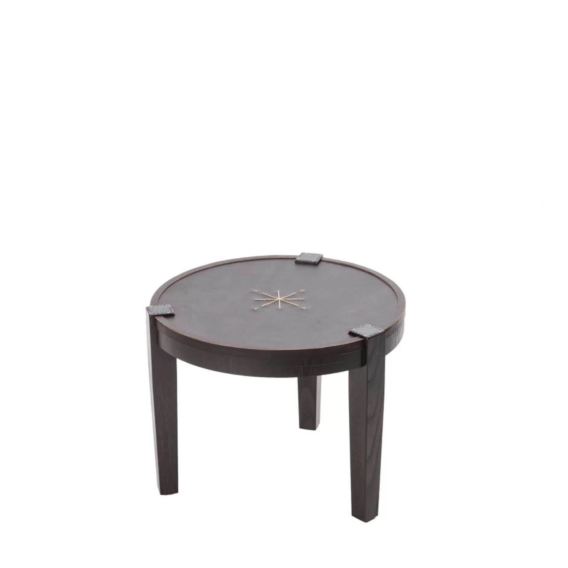 Flash Sale Coffee Table Rotondo Cuoio Brown Furniture