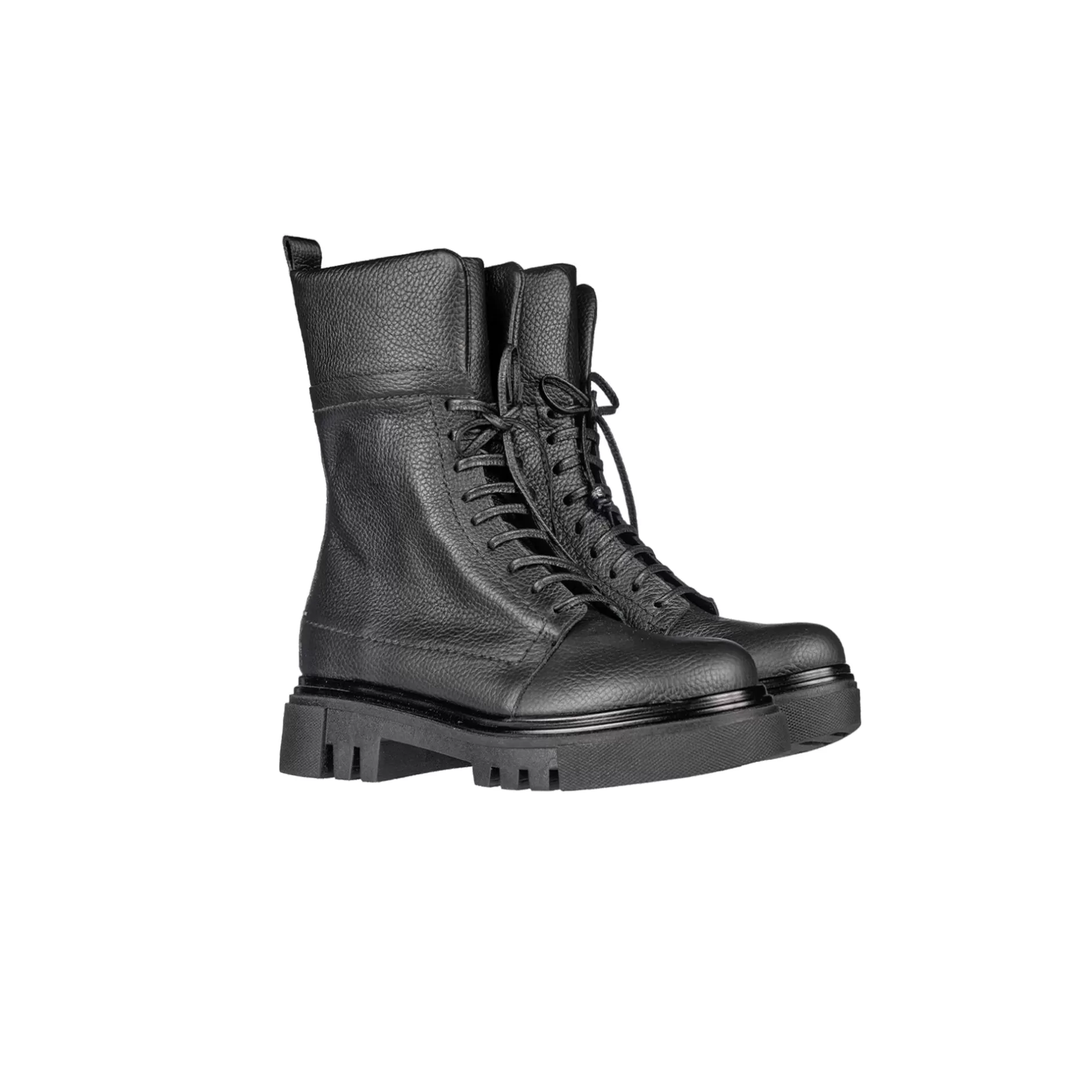 Cheap Combat Boot Muflone Black Shoes