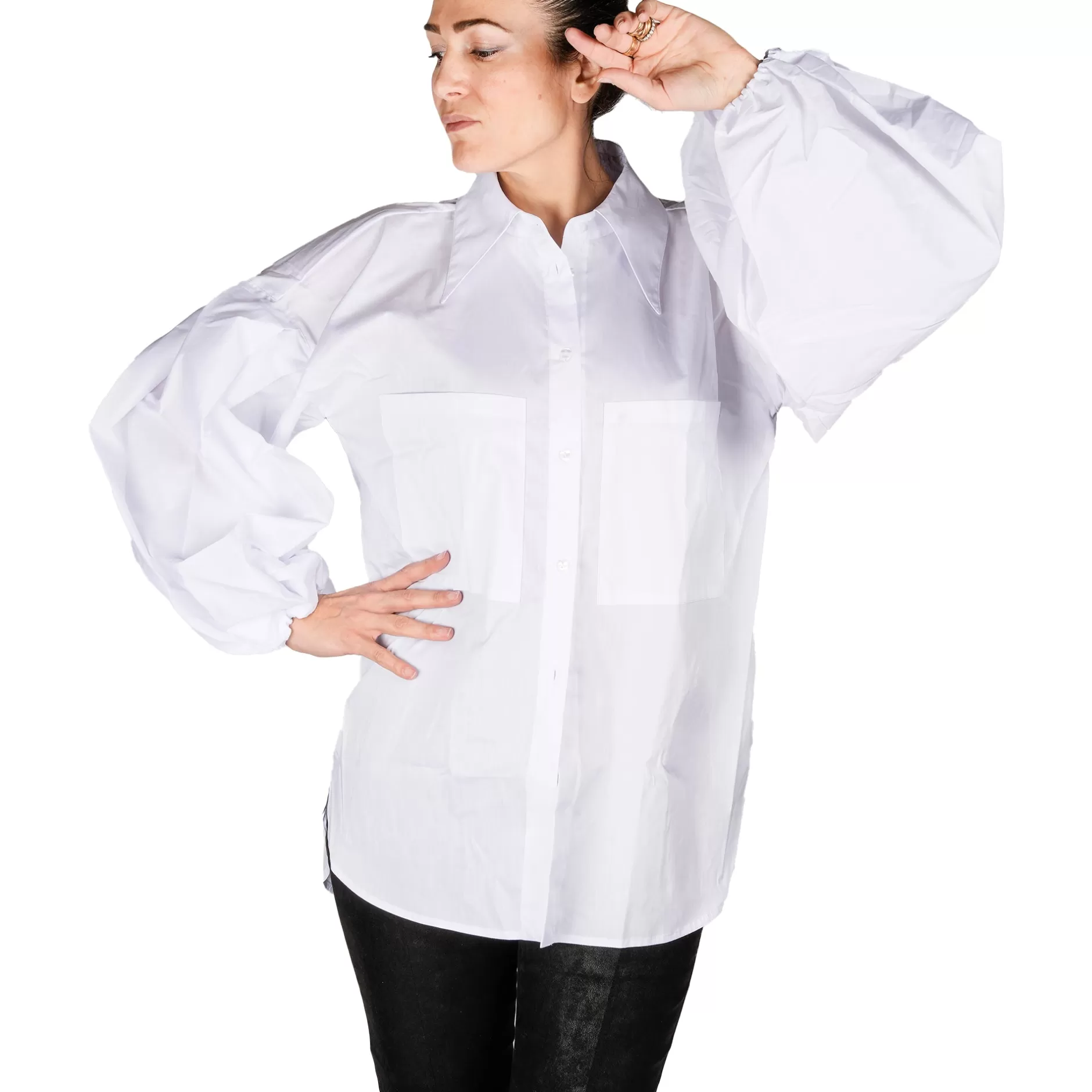 Store Cotton Shirt White Women Coats And Clothes