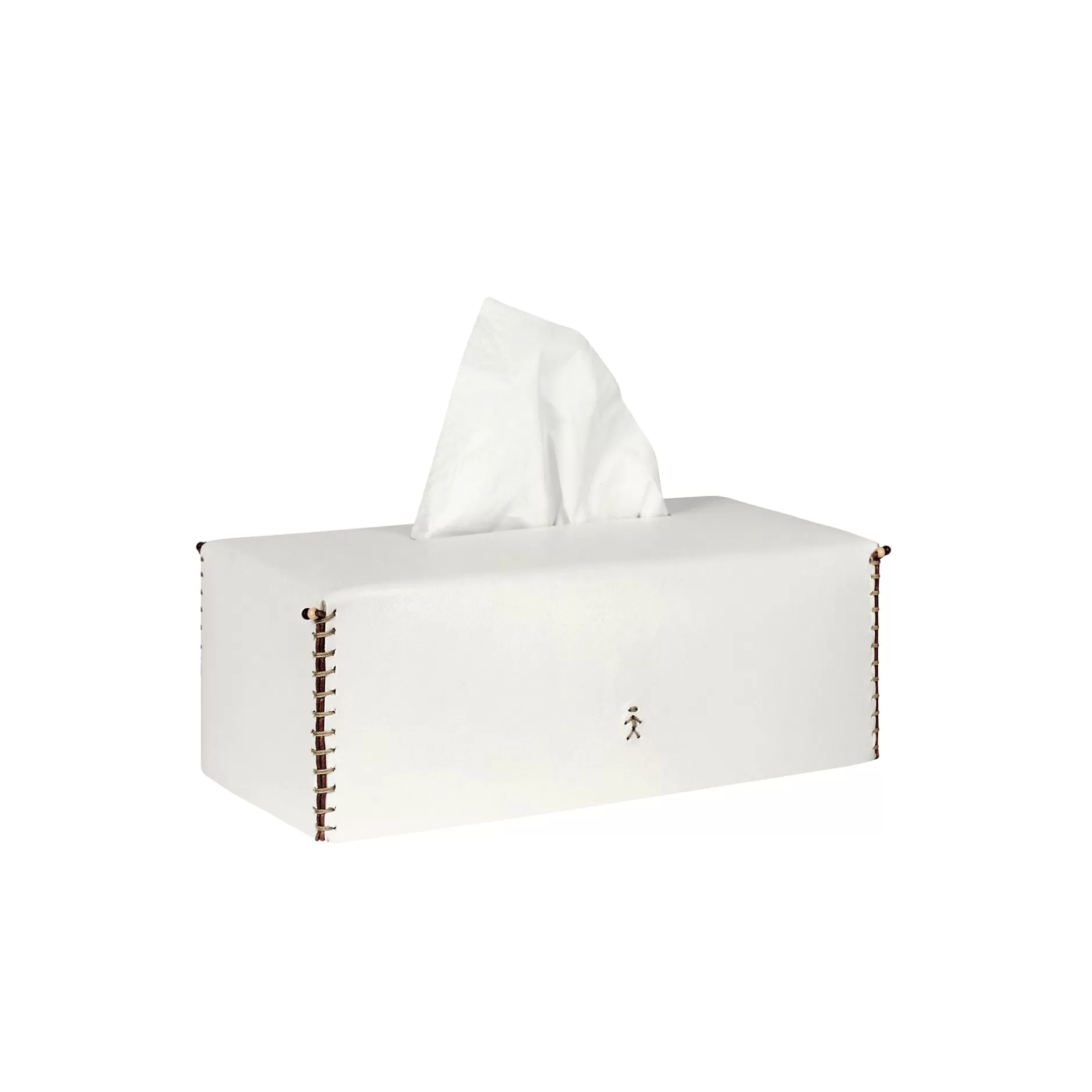 Online Kleenex Box Cuoio White Decor