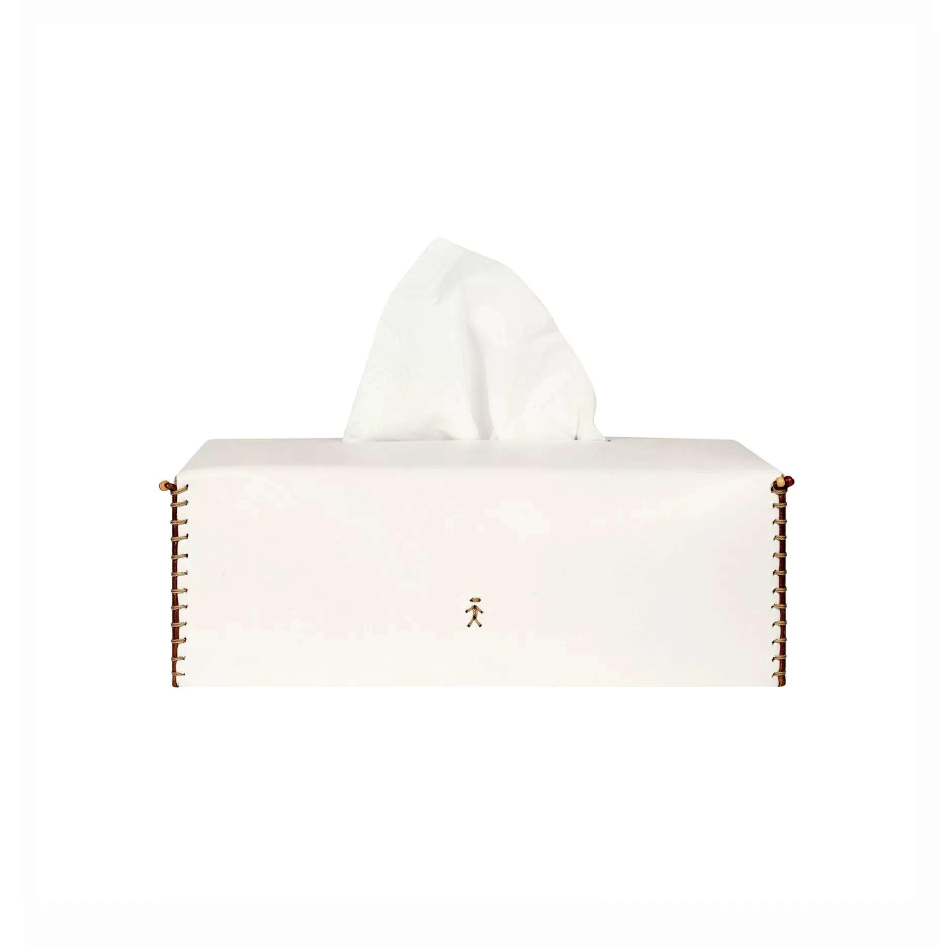 Online Kleenex Box Cuoio White Decor