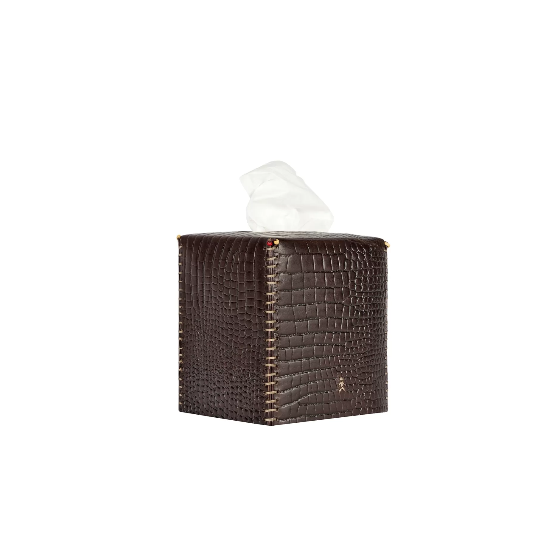 Store Kleenex Box Square Croco Ebano Decor