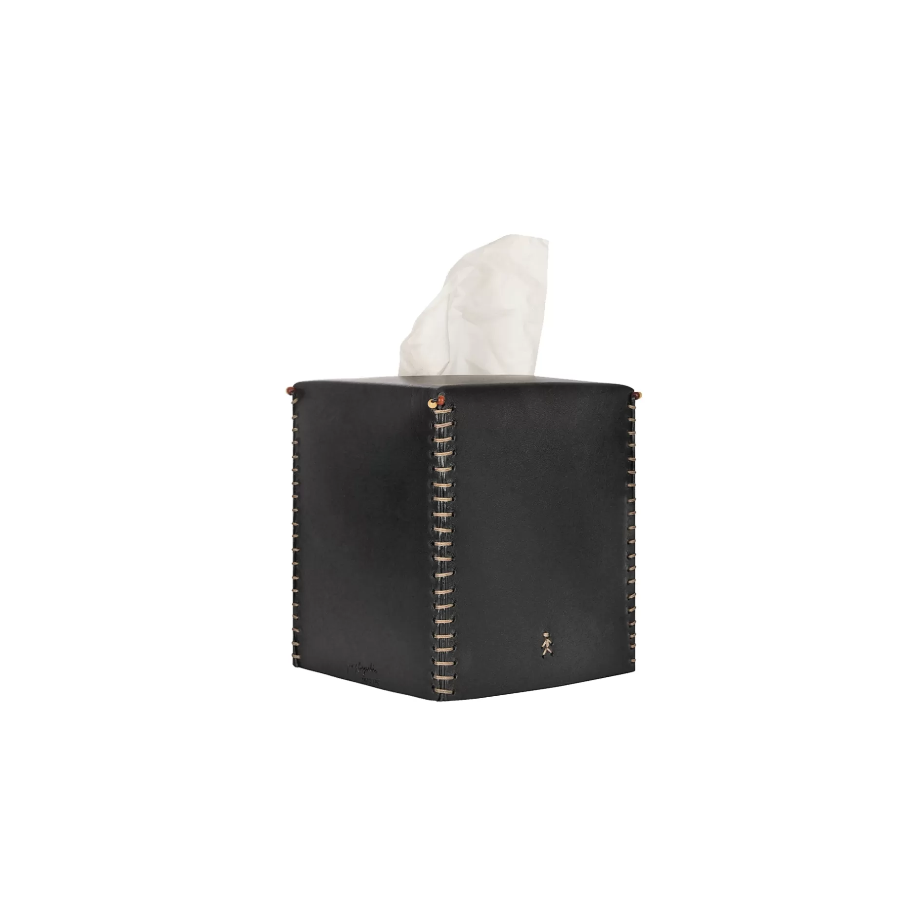 Sale Kleenex Box Square Cuoio Black Decor