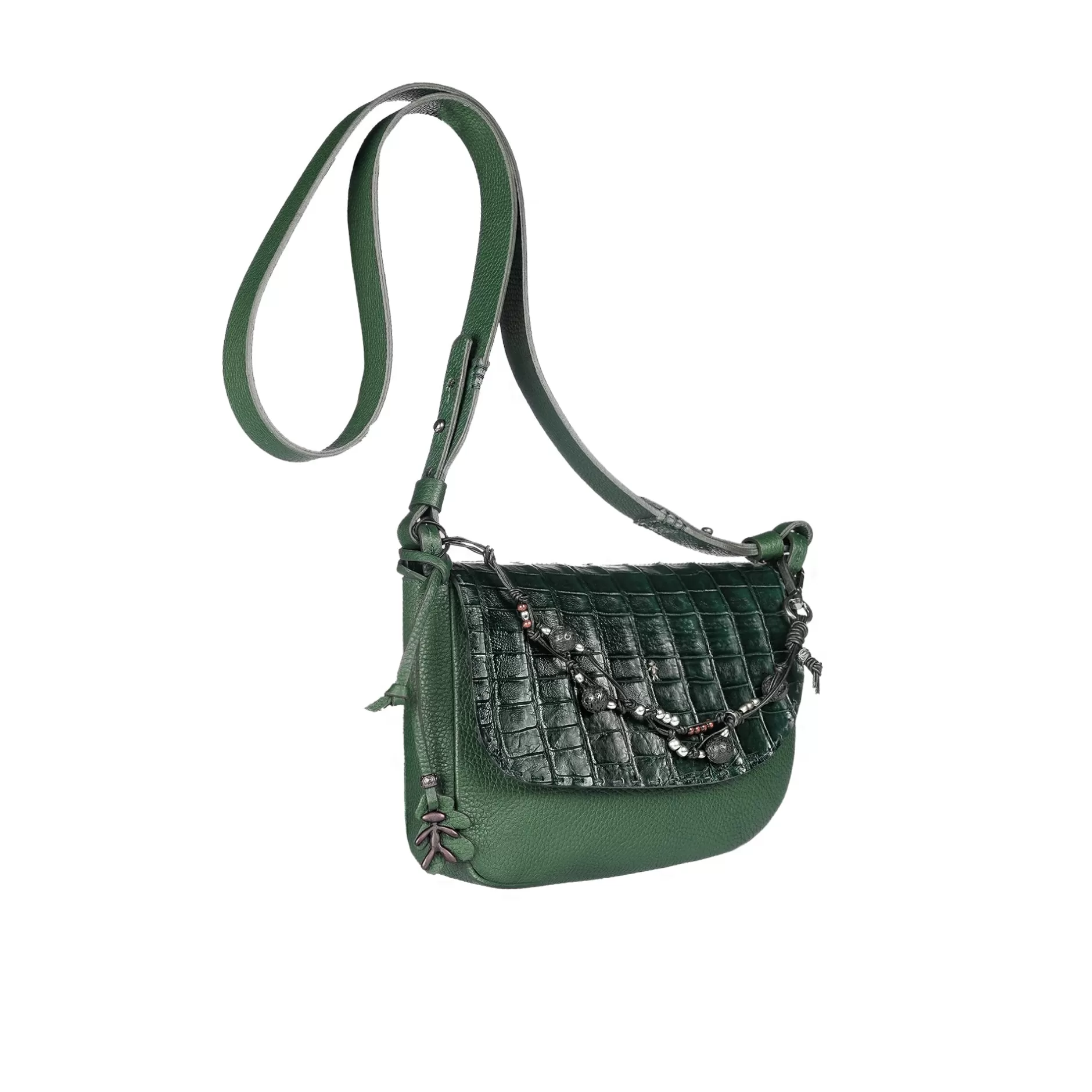 Outlet New Marinella M Jewel Crocodile Bags