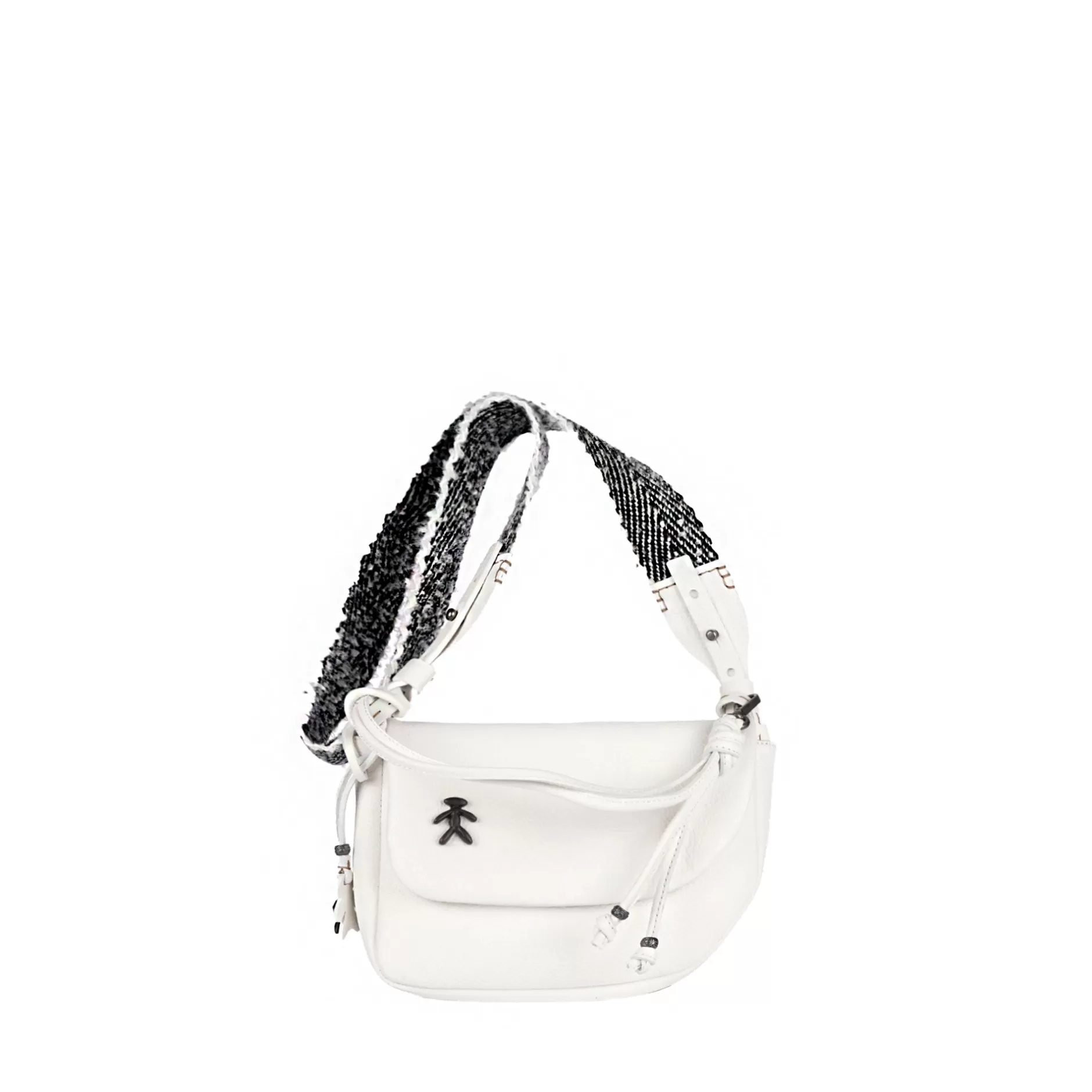 Clearance New Marinella M Spiga Muflone White Bags