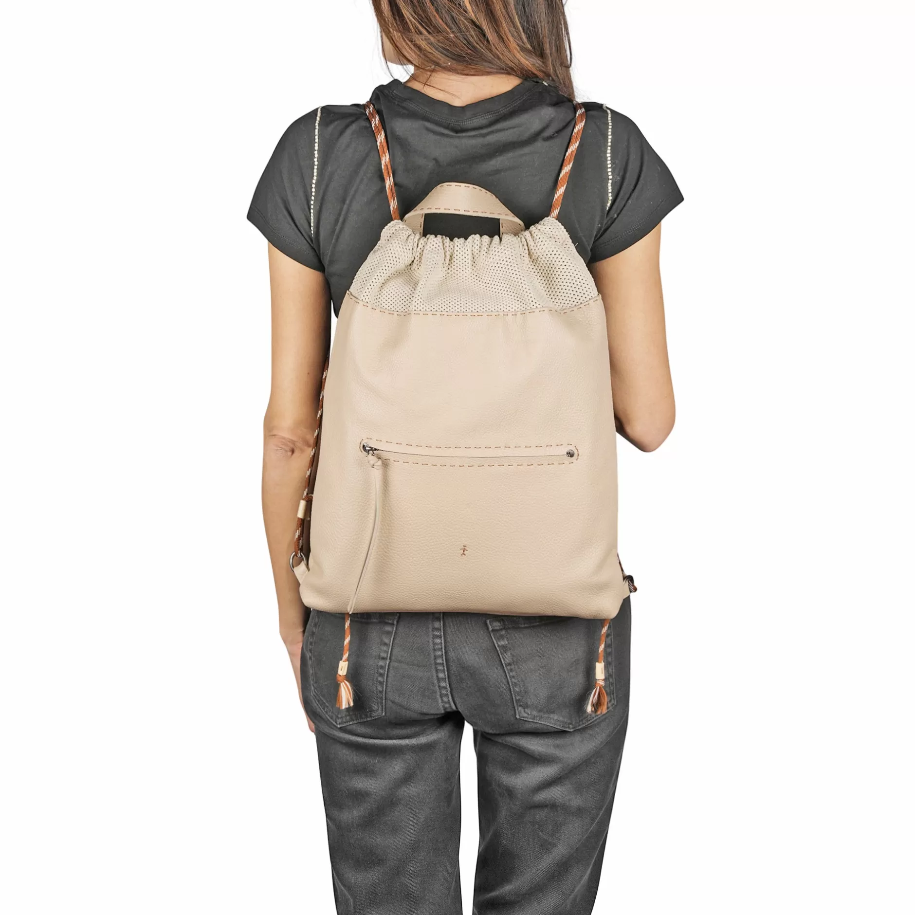 Outlet New Sacchetto Backpack L Cervo Bags