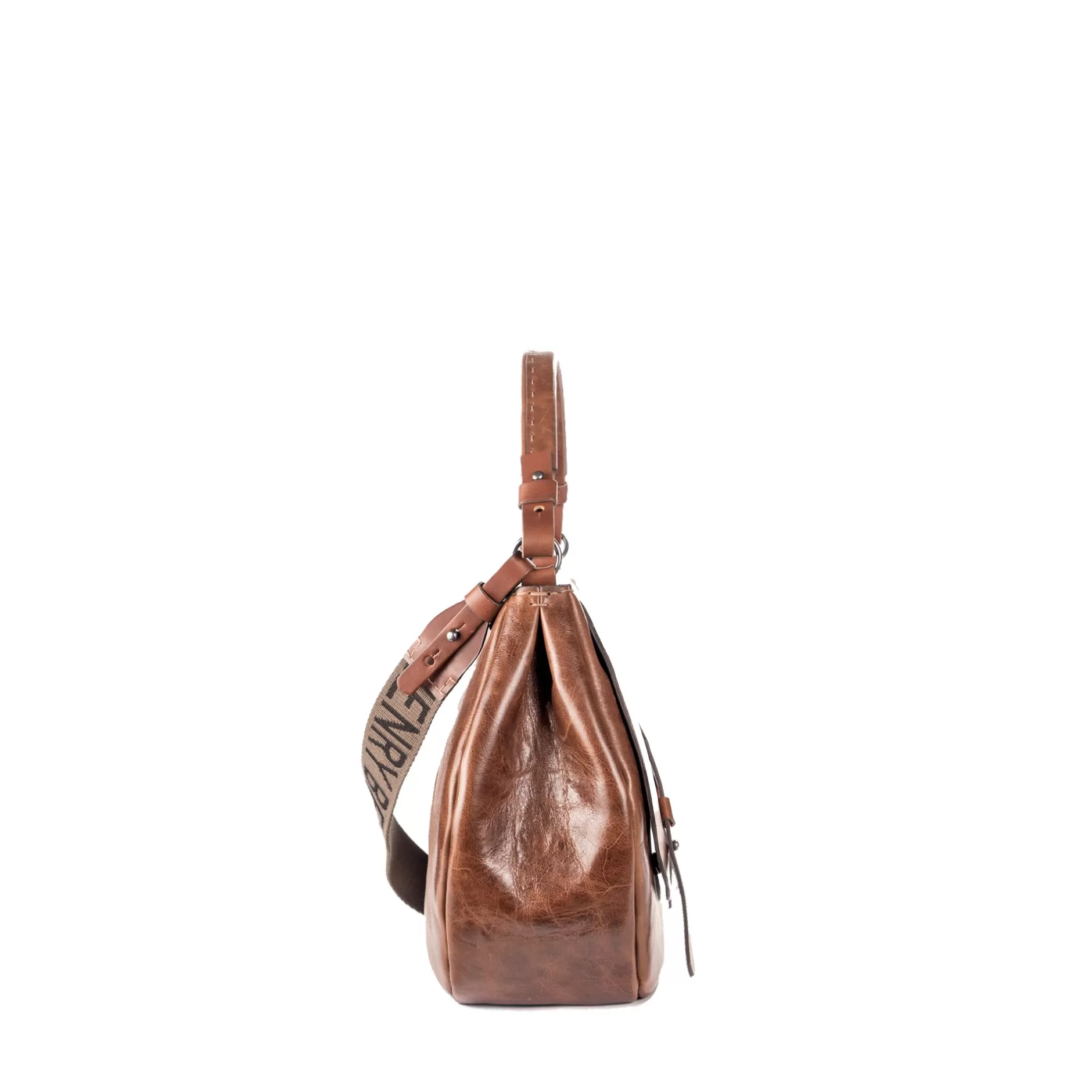 New New Sella Horse L Hb Vetrato Brandy Bags