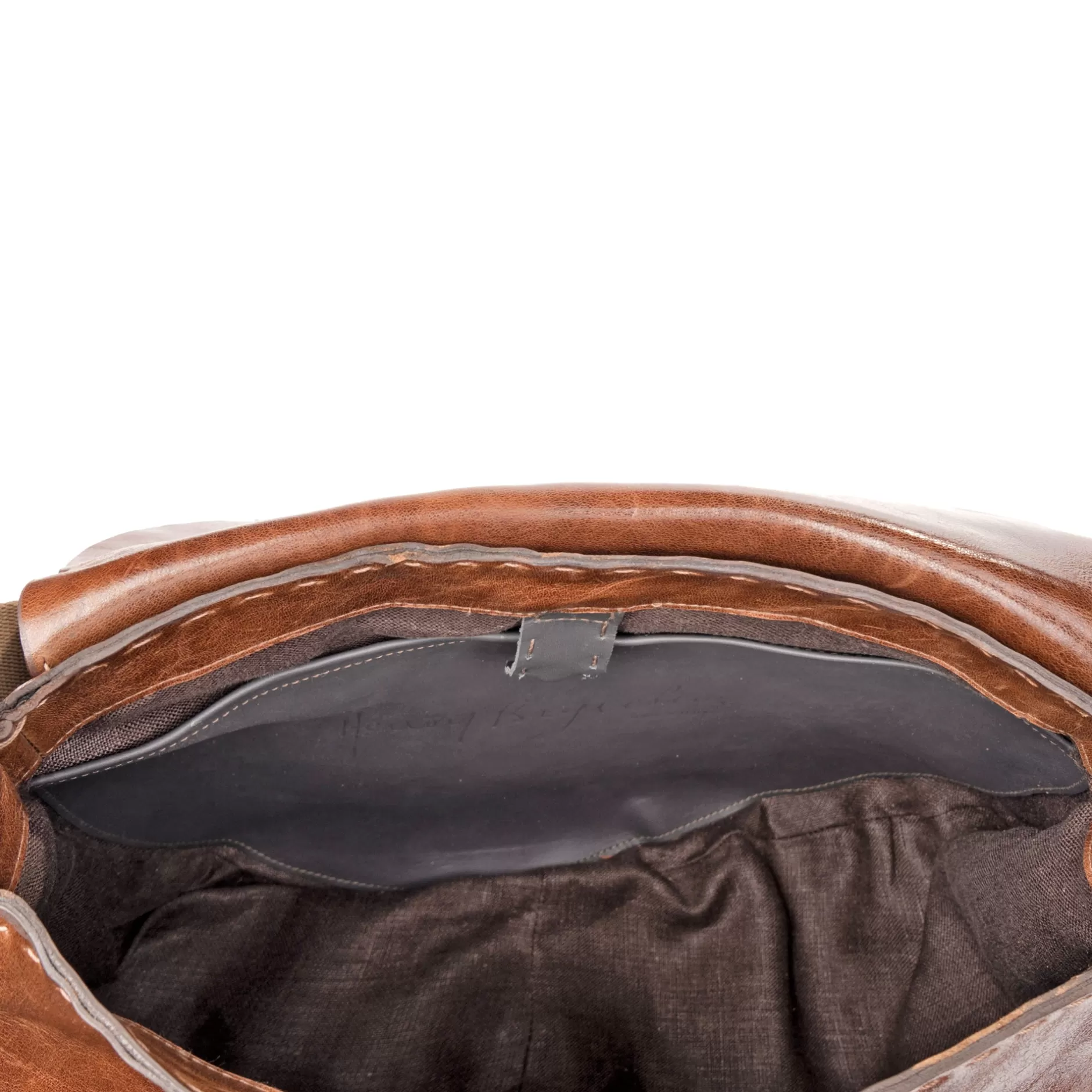 New New Sella Horse L Hb Vetrato Brandy Bags