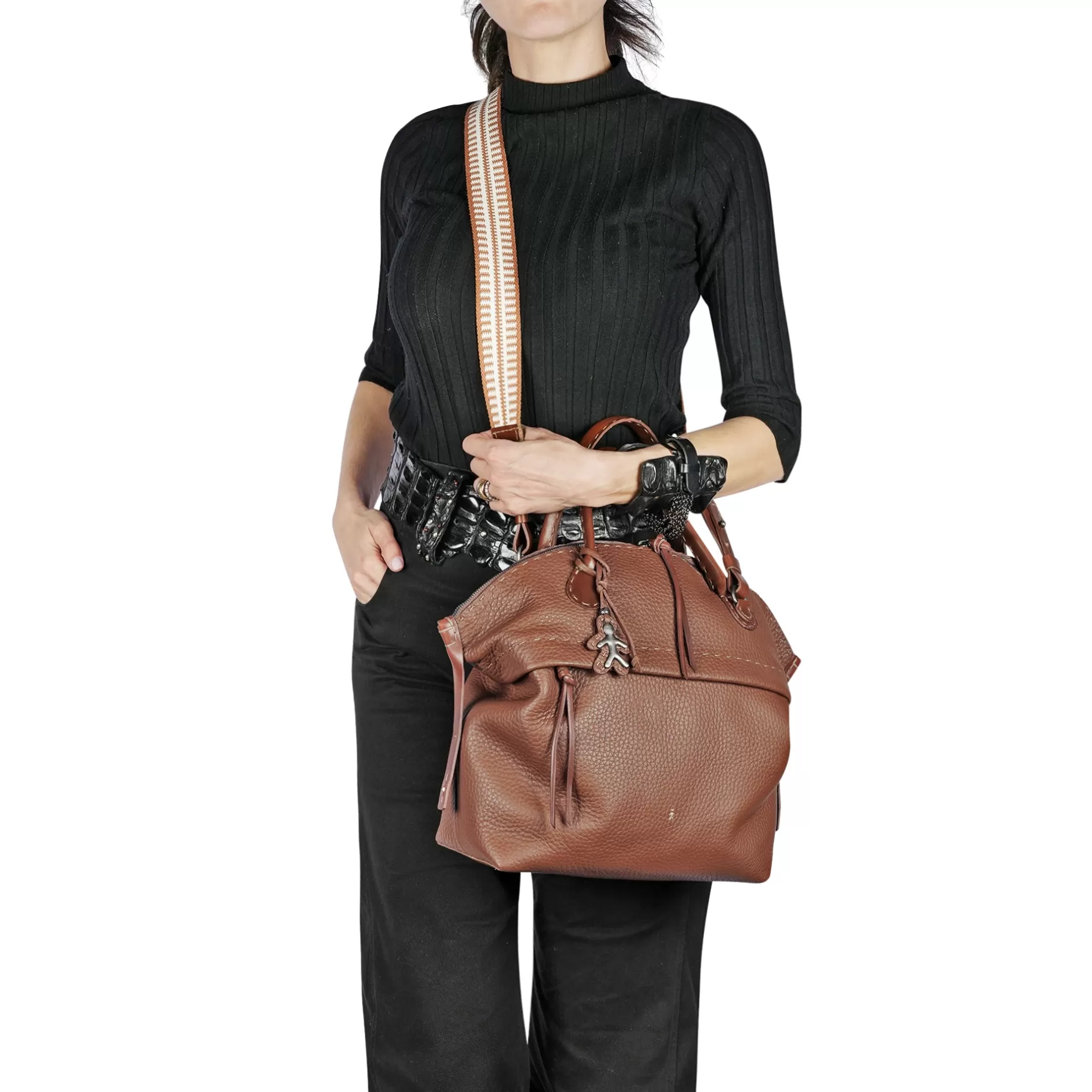 Discount New Virginia Shopping L Rhino Brandy Bags