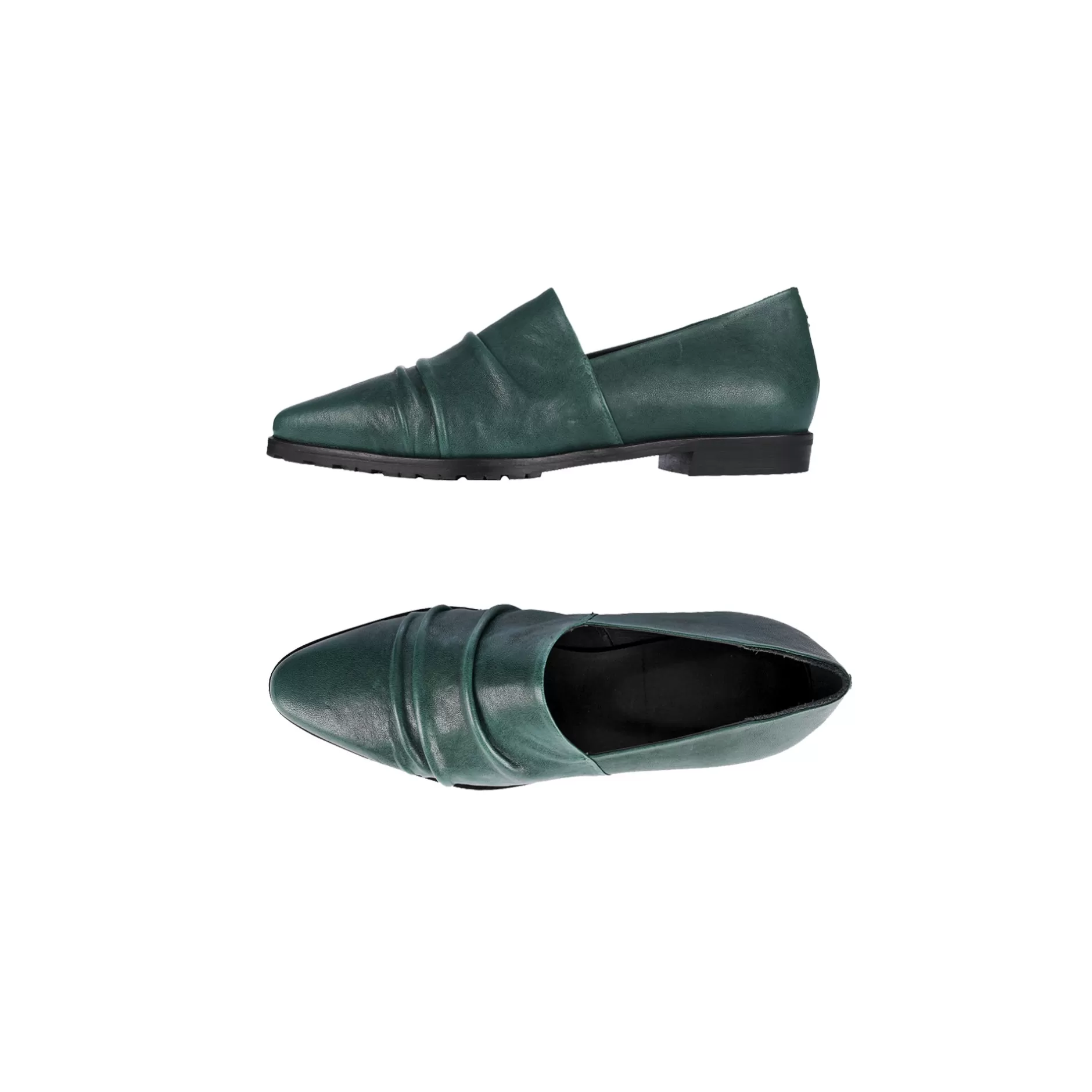 Cheap Pointed Loafer Old Iron Teal Shoes