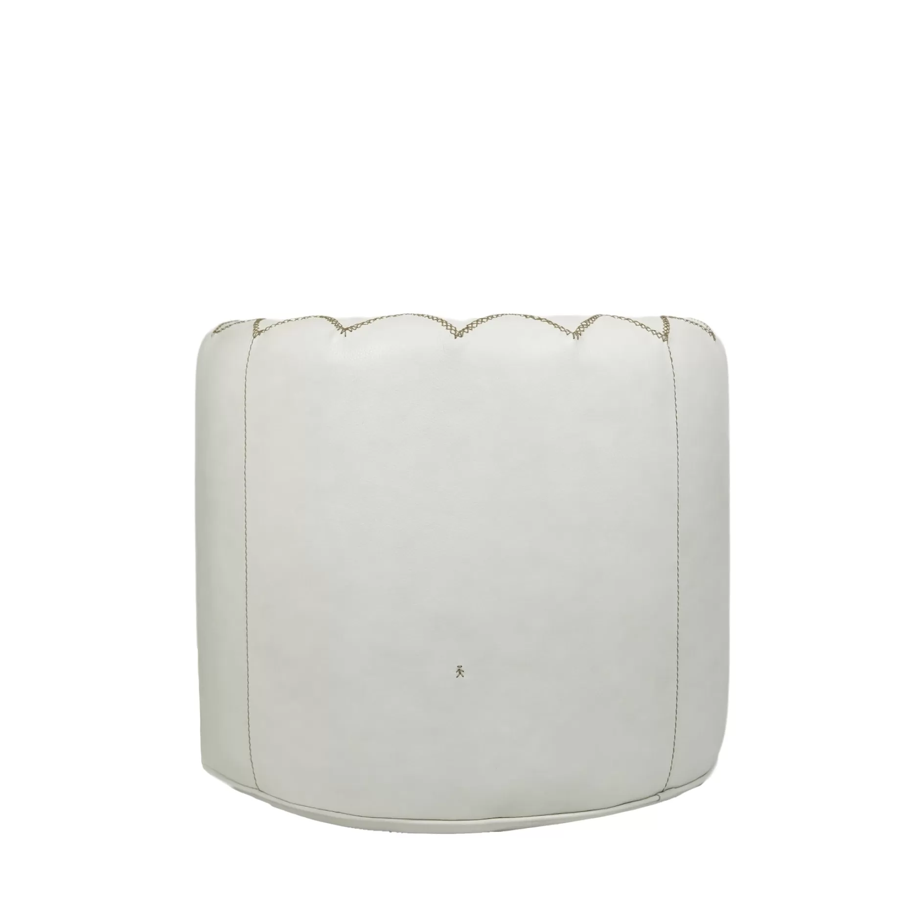 Store Pouf Dubai L Cervo White Furniture