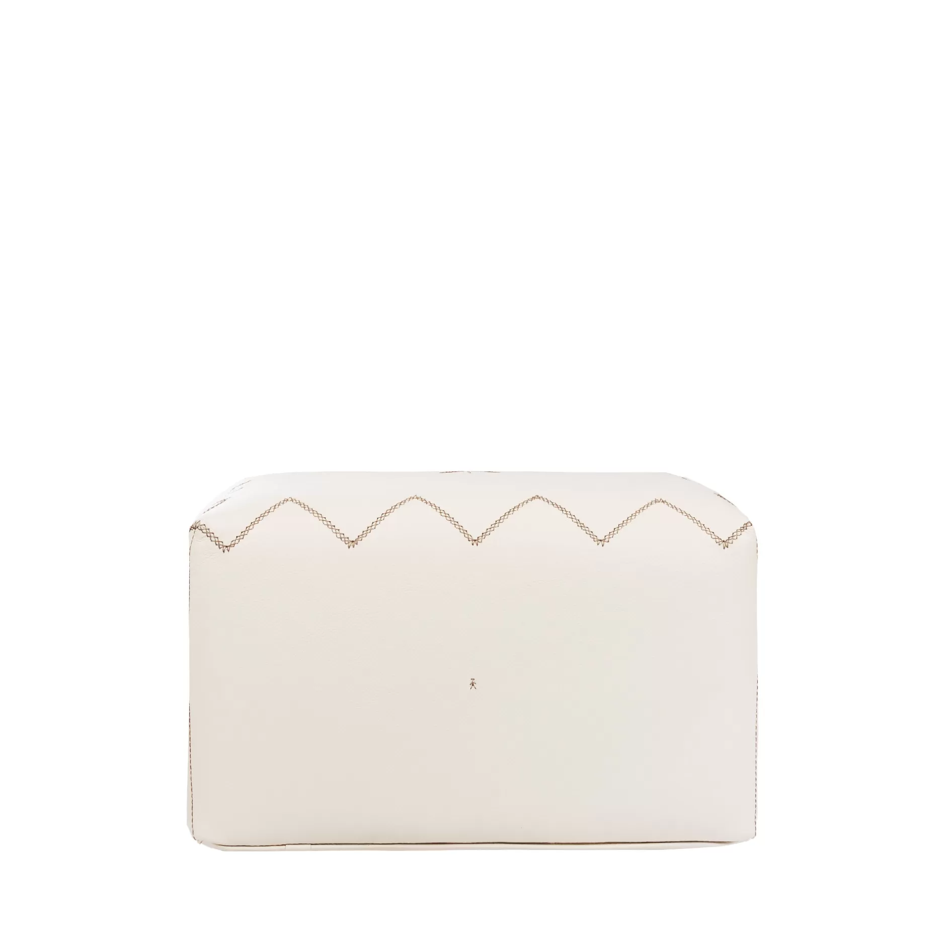 New Pouf New Claudia Muflone Chalk White Furniture