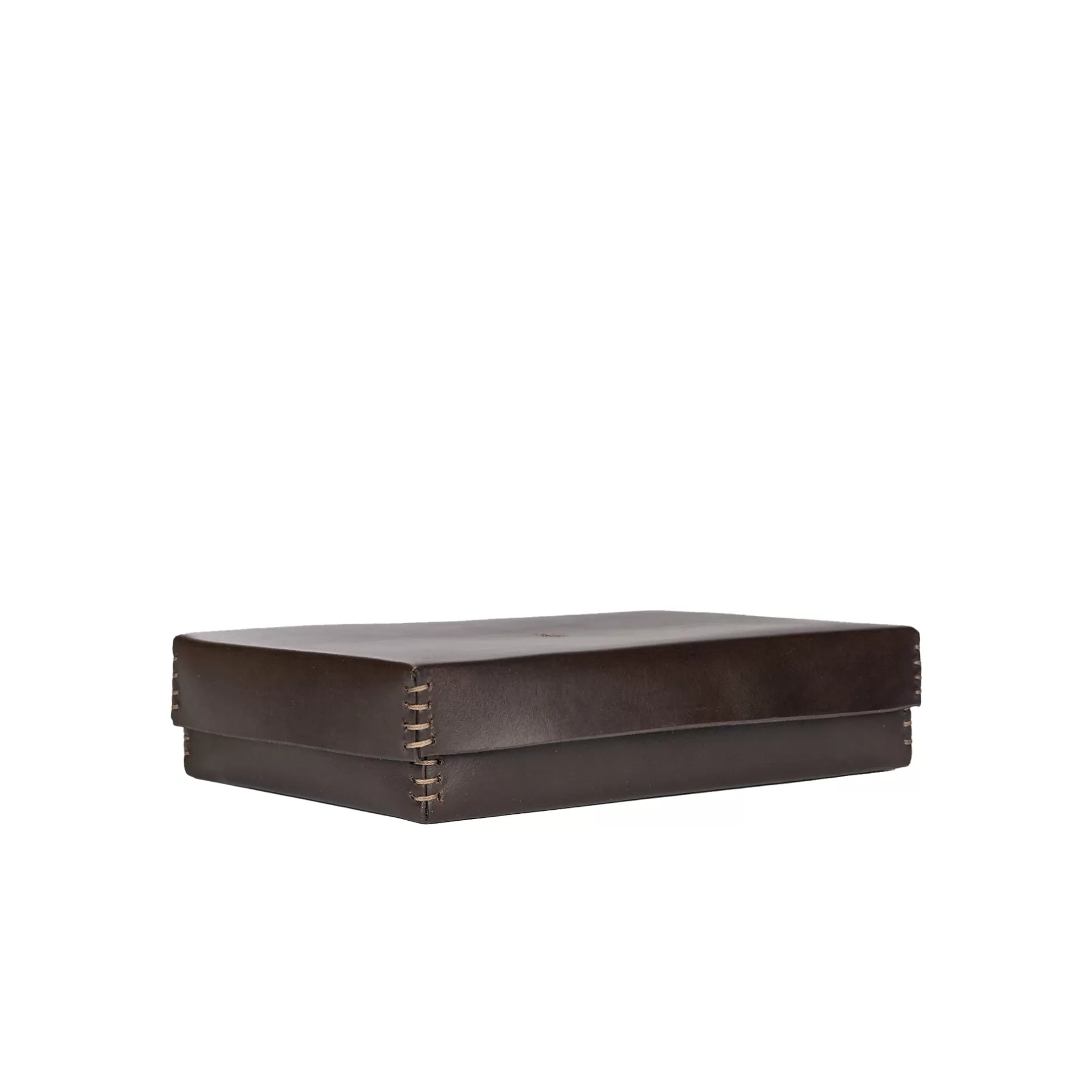 Cheap Rectangular Leather Box Dado Ebony Decor