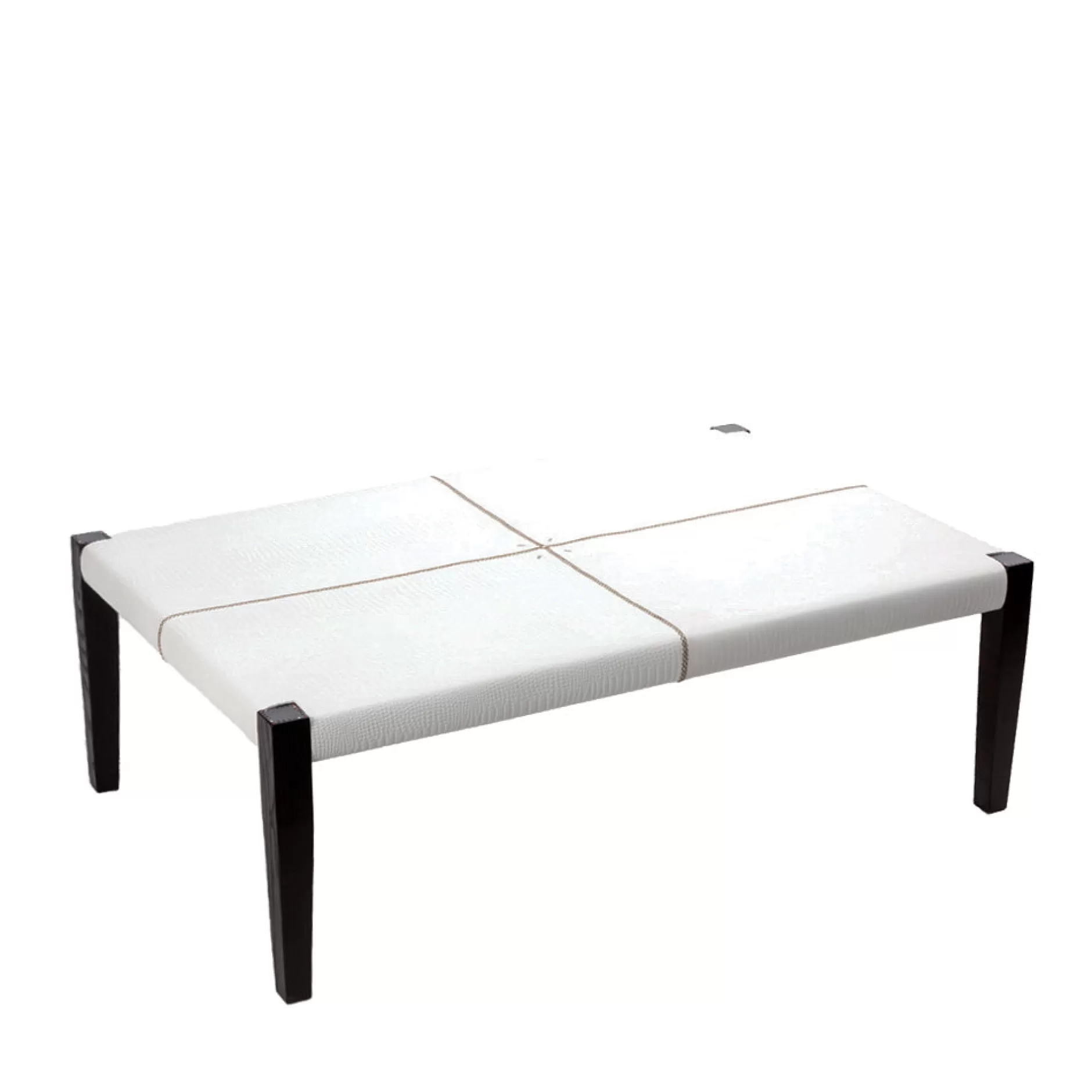 Clearance Table Mozart Printed Crocodile Bianco Furniture